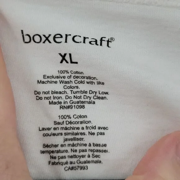 3 For $20 Boxercraft shirt White & Blue - Picture 2 of 4